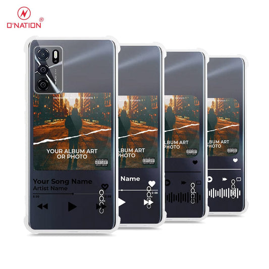 Oppo A16 Cover - Personalised Album Art Series - 4 Designs - Clear Phone Case - Soft Silicon Borders