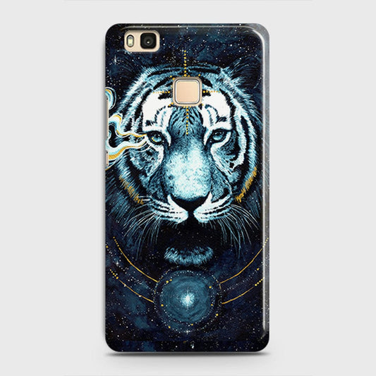 Huawei P9 Lite Cover - Vintage Galaxy Tiger Printed Hard Case with Life Time Colors Guarantee