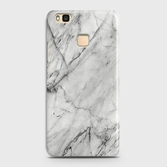 Huawei P9 Lite Cover - Trendy White Marble Printed Hard Case with Life Time Colors Guarantee