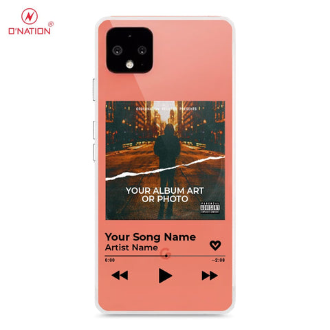 Google Pixel 4 Cover - Personalised Album Art Series - 4 Designs - Clear Phone Case - Soft Silicon Borders