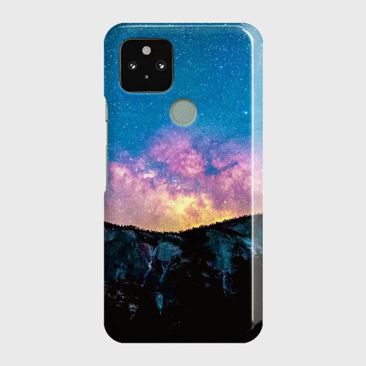 Google Pixel 5 XL Cover - Embrace Dark Galaxy  Trendy Printed Hard Case with Life Time Colors Guarantee