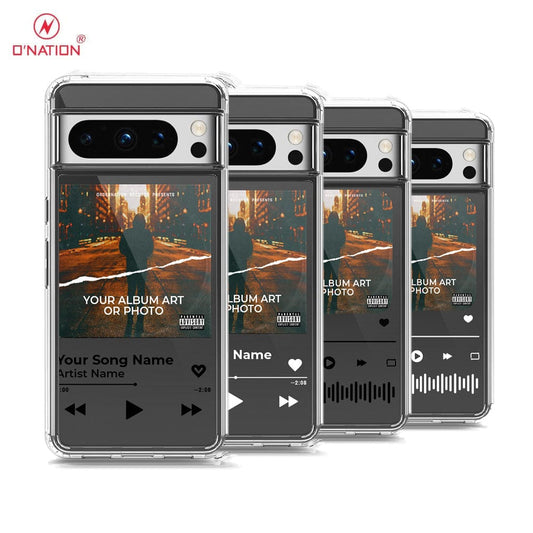 Google Pixel 8 Pro Cover - Personalised Album Art Series - 4 Designs - Clear Phone Case - Soft Silicon Borders