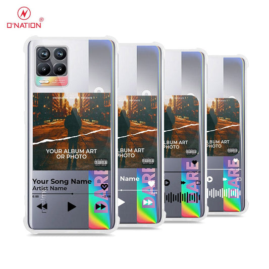 Realme 8 Cover - Personalised Album Art Series - 4 Designs - Clear Phone Case - Soft Silicon Borders