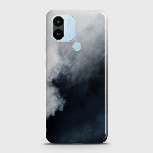 Xiaomi Redmi A1 Plus Cover - Trendy White Floor Marble Printed Hard Case with Life Time Colors Guarantee