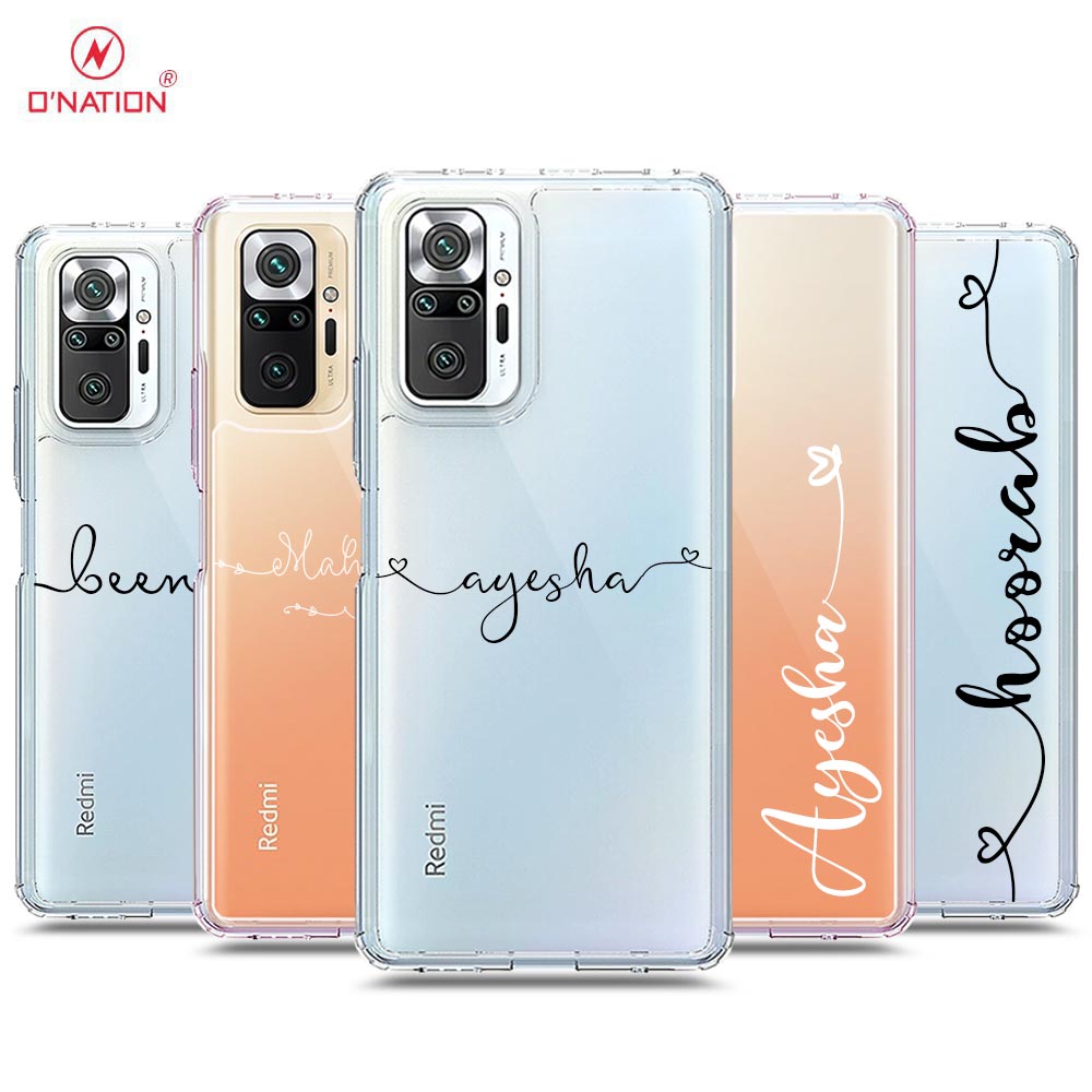 Xiaomi Redmi Note 10 Pro 4G Cover - Personalised Name Series - 8 Desig –  OrderNation