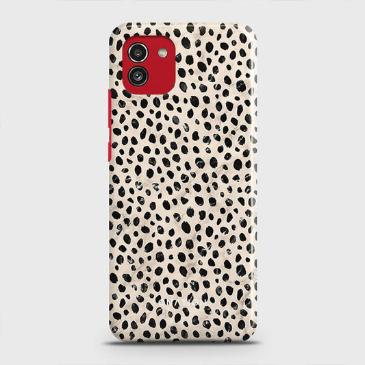 Samsung Galaxy A03  Cover - Bold Dots Series - Matte Finish - Snap On Hard Case with LifeTime Colors Guarantee