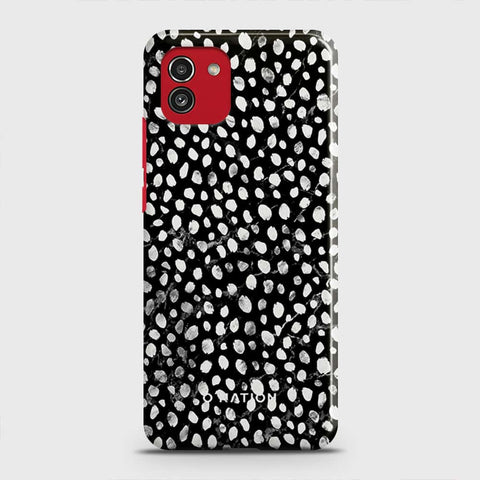 Samsung Galaxy A03  Cover - Bold Dots Series - Matte Finish - Snap On Hard Case with LifeTime Colors Guarantee