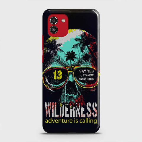 Samsung Galaxy A03  Cover - Adventure Series - Matte Finish - Snap On Hard Case with LifeTime Colors Guarantee