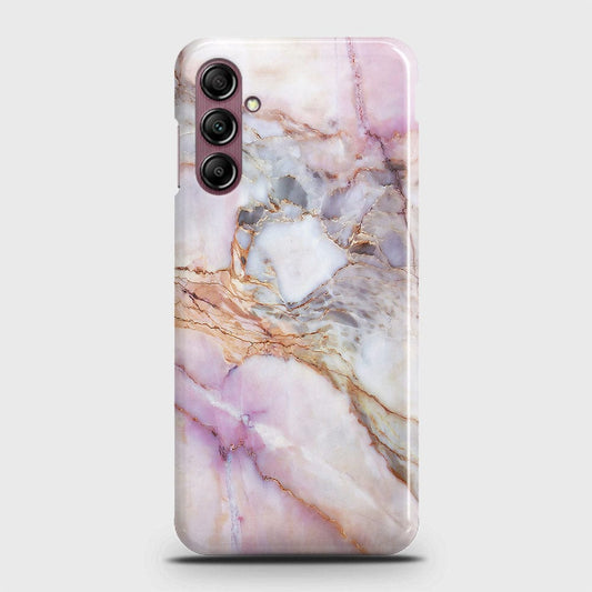 Samsung Galaxy A14 4G Cover - Violet Sky Marble Trendy Printed Hard Case with Life Time Colors Guarantee