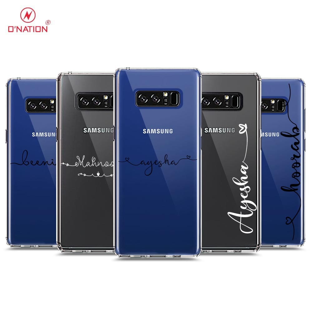 Samsung Galaxy Note 8 Cover - Personalised Name Series - 8 Designs Samsung Galaxy Note 8 Cover - Personalised Name Series - 8 Designs