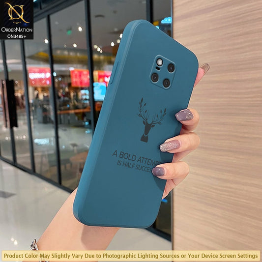 Huawei Mate 20 Pro Cover - ONation Bold Series - HQ Liquid Silicone Elegant Colors Camera Protection Soft Case