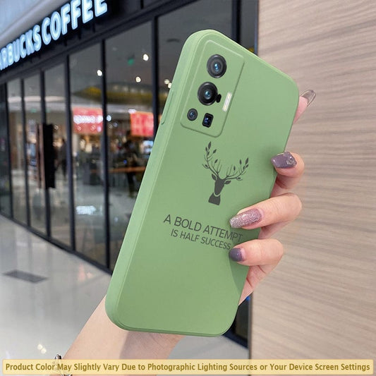 Vivo X70 Pro Cover - ONation Bold Series - HQ Liquid Silicone Elegant Colors Camera Protection Soft Case