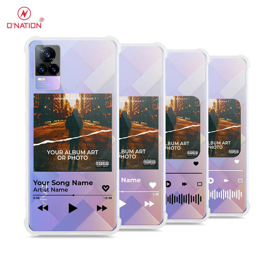 Vivo V21e Cover - Personalised Album Art Series - 4 Designs - Clear Phone Case - Soft Silicon Borders