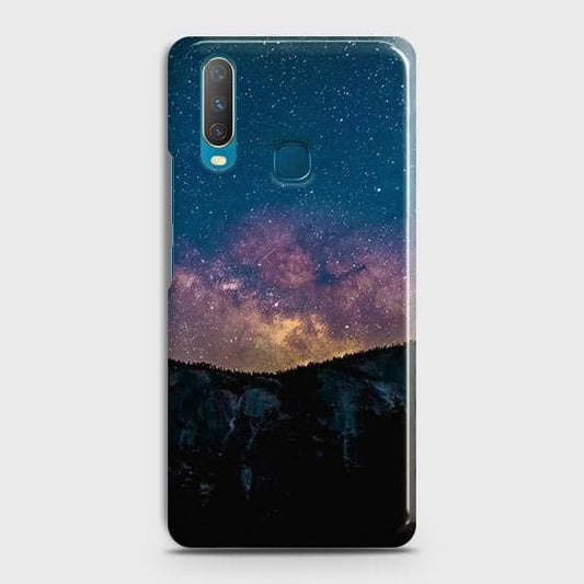 vivo Y15 Cover - Matte Finish - Embrace Dark Galaxy  Trendy Printed Hard Case with Life Time Colors Guarantee (Fast Delivery)(FS)