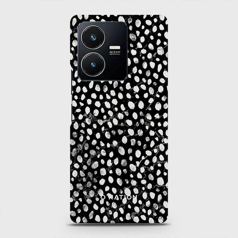 Vivo Y22s  Cover - Bold Dots Series - Matte Finish - Snap On Hard Case with LifeTime Colors Guarantee
