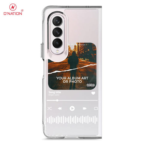 Samsung Galaxy Z Fold 3 5G Cover - Personalised Album Art Series - 4 Designs - Clear Phone Case - Soft Silicon Borders