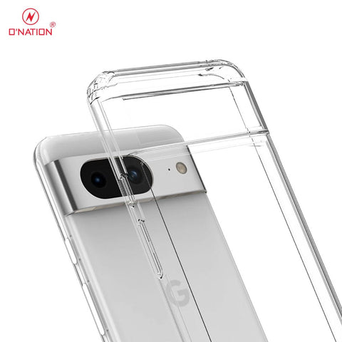 Google Pixel 8 Cover  - ONation Crystal Series - Premium Quality Clear Case No Yellowing Back With Smart Shockproof Cushions
