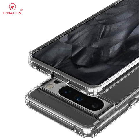 Google Pixel 8 Pro Cover  - ONation Crystal Series - Premium Quality Clear Case No Yellowing Back With Smart Shockproof Cushions