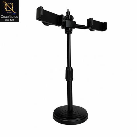 Live Series 10 Inch LED Ring Light with Mobile Phone Holder & Adjustable Table Stand – USB Powered | Live Series