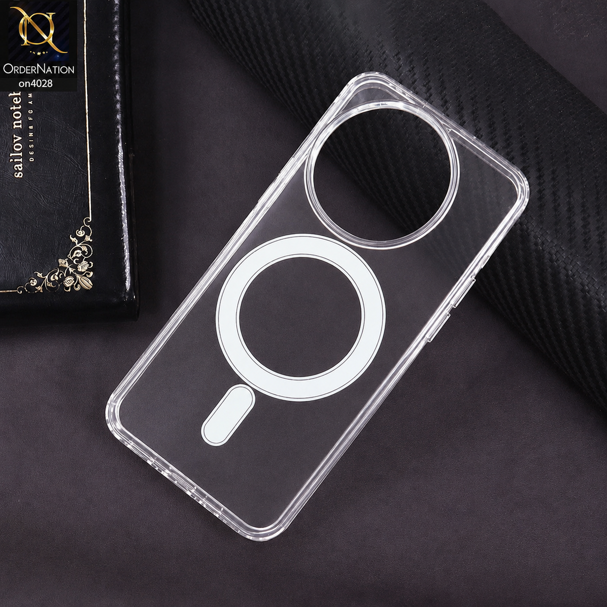 OnePlus 13 Cover - Transparent - New Clear Back Soft Borders Magnetic Case With Camera Bumper Protection