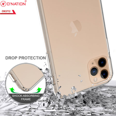 iPhone 11 Pro Cover  - ONation Crystal Series - Premium Quality Clear Case No Yellowing Back With Smart Shockproof Cushions