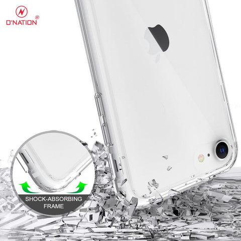 iPhone SE 2020 Cover  - ONation Crystal Series - Premium Quality Clear Case No Yellowing Back With Smart Shockproof Cushions