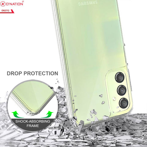 Samsung Galaxy A24 4G Cover  - ONation Crystal Series - Premium Quality Clear Case No Yellowing Back With Smart Shockproof Cushions