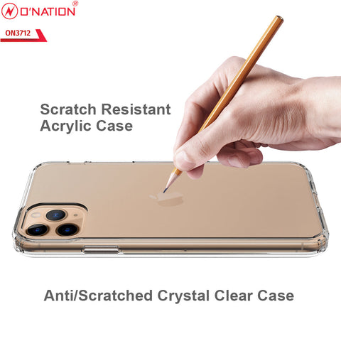 iPhone 11 Pro Cover  - ONation Crystal Series - Premium Quality Clear Case No Yellowing Back With Smart Shockproof Cushions