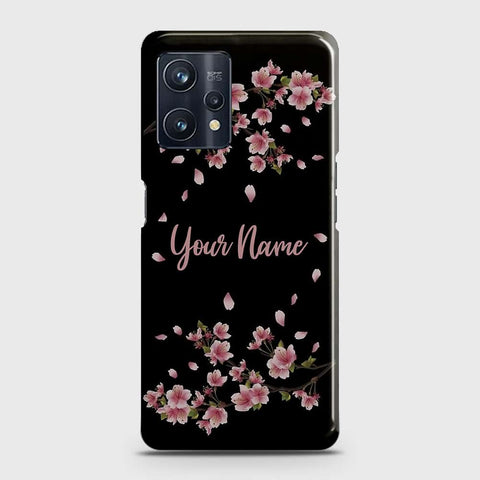 Realme V25  Cover - Floral Series - Matte Finish - Snap On Hard Case with LifeTime Colors Guarantee
