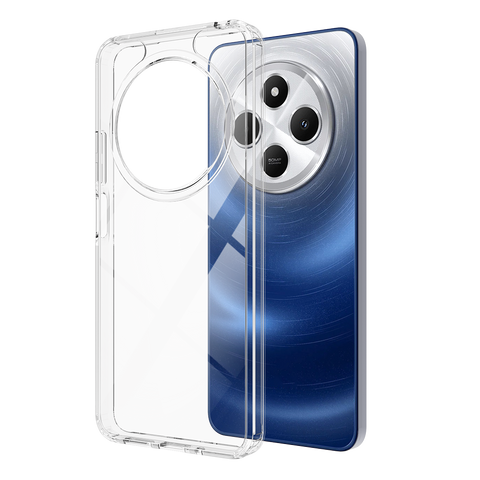 Xiaomi Redmi A4 Cover - Transparent - ONation Crystal Series - Premium Quality Clear Case No Yellowing Back With Smart Shockproof Cushions