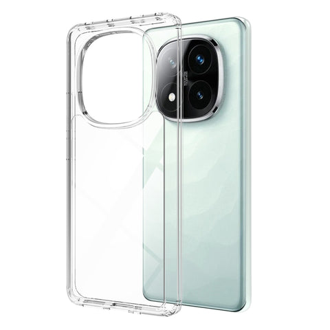 Xiaomi Redmi Note 14 Pro 4G Cover - Transparent - ONation Crystal Series - Premium Quality Clear Case No Yellowing Back With Smart Shockproof Cushions