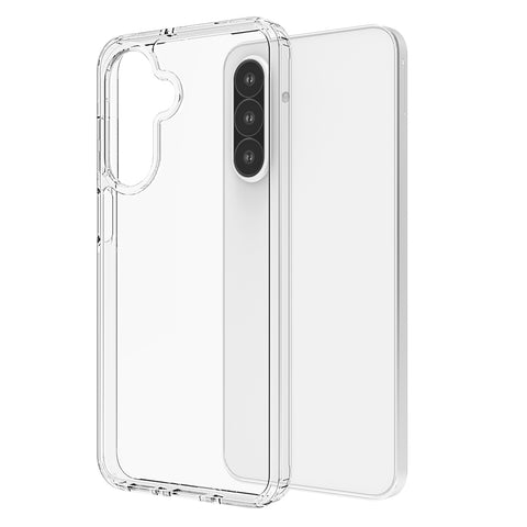 Samsung Galaxy A26 Cover - Transparent - ONation Crystal Series - Premium Quality Clear Case No Yellowing Back With Smart Shockproof Cushions