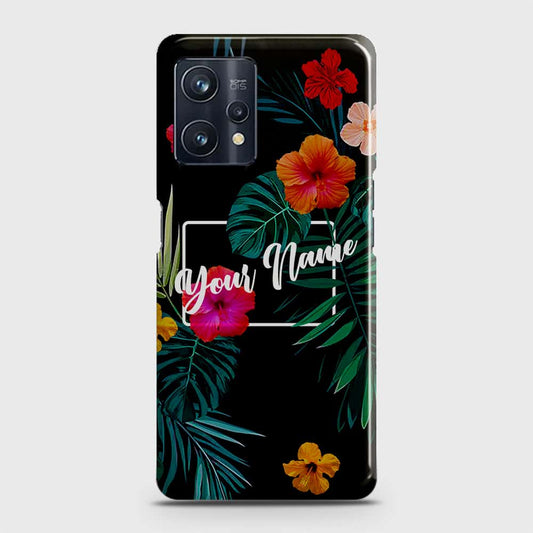 Realme V25  Cover - Floral Series - Matte Finish - Snap On Hard Case with LifeTime Colors Guarantee