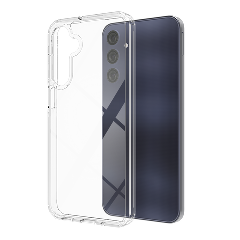 Samsung Galaxy A16 5G Cover - Transparent - ONation Crystal Series - Premium Quality Clear Case No Yellowing Back With Smart Shockproof Cushions
