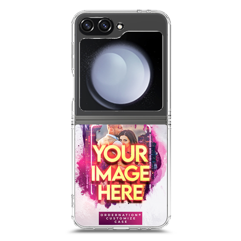 Samsung Galaxy Z Flip 5 5G  Cover - Customized Case Series - Upload Your Photo - Multiple Case Types Available