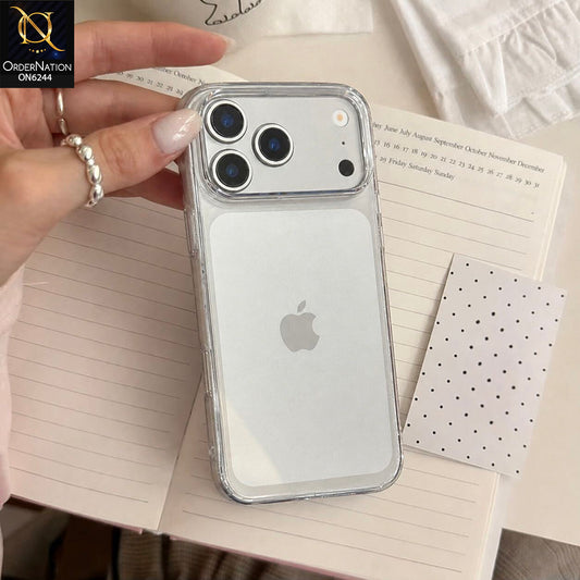 iPhone 18 Pro Max Cover - Transparent - Premium Clear TPU Shockproof Phone Case with Camera Protection, 0.88mm Slim Flexible Anti-Scratch Protective Cover