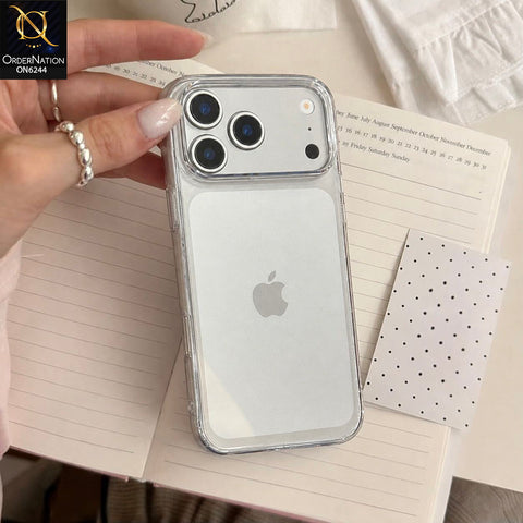 iPhone 17 Pro Max Cover - Transparent - Premium Clear TPU Shockproof Phone Case with Camera Protection, 0.88mm Slim Flexible Anti-Scratch Protective Cover