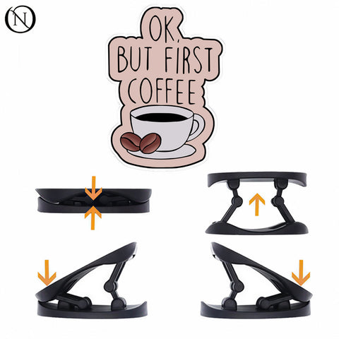 Coffee Vibes - Phone Grip Holder & Kickstand