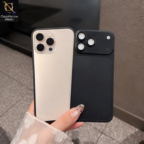 iPhone 16 Pro Cover  - Black - Frame Aluminum Metal Phone Case - Transfer your Phone Looks into iPhone 18 Pro Max
