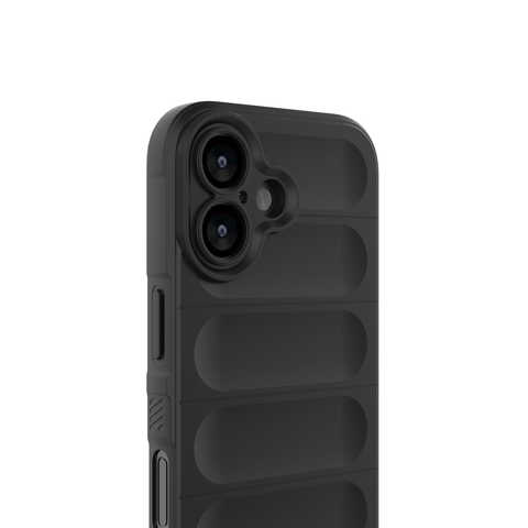 iPhone 17 Cover - Black -  New Flexible TPU Mobile Phone Back Cover Scratch Proof Phone Protective Case