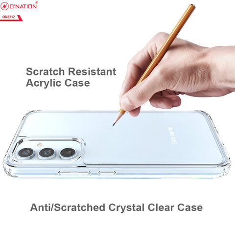 Samsung Galaxy A54 Cover  - ONation Crystal Series - Premium Quality Clear Case No Yellowing Back With Smart Shockproof Cushions