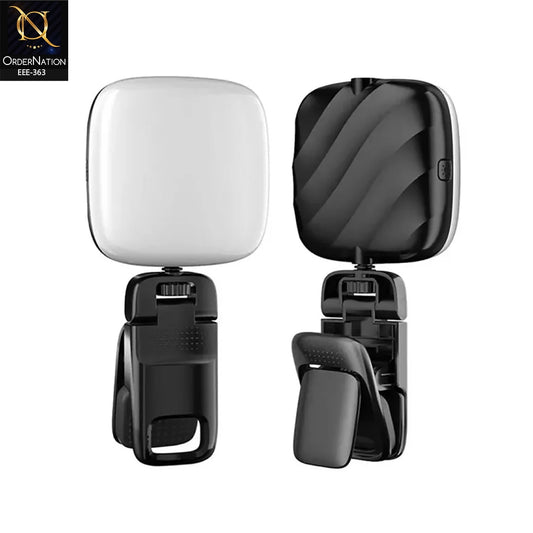 D1 Highlight LED Portable Clip-On Fill Light, 3 Color Modes | Rechargeable Mini Photography & Streaming Light