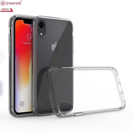 iPhone XR Cover  - ONation Crystal Series - Premium Quality Clear Case No Yellowing Back With Smart Shockproof Cushions