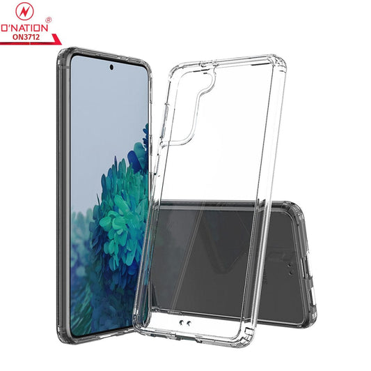 Samsung Galaxy S21 Plus 5G Cover  - ONation Crystal Series - Premium Quality Clear Case No Yellowing Back With Smart Shockproof Cushions