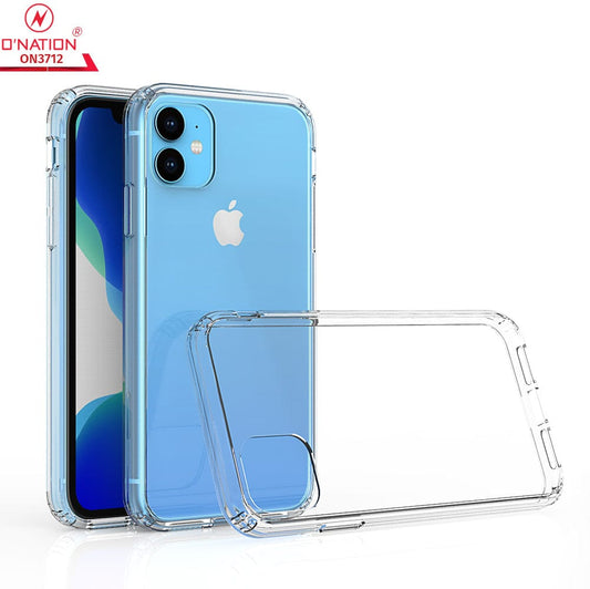 iPhone 12 Cover  - ONation Crystal Series - Premium Quality Clear Case No Yellowing Back With Smart Shockproof Cushions
