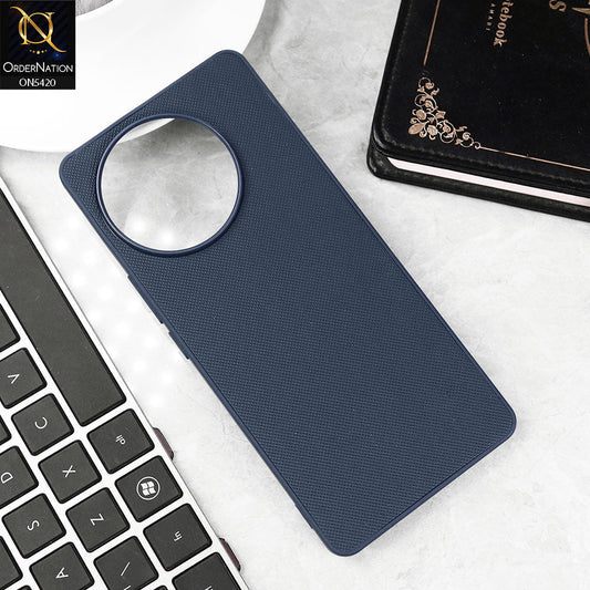 Tecno Camon 30S Cover - Blue - New Dotted Leather Texture Soft Borders Case