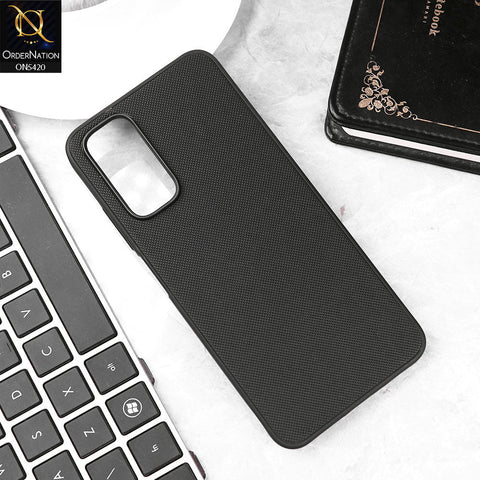 Xiaomi Redmi Note 11S Cover - Black - New Dotted Leather Texture Soft Borders Case