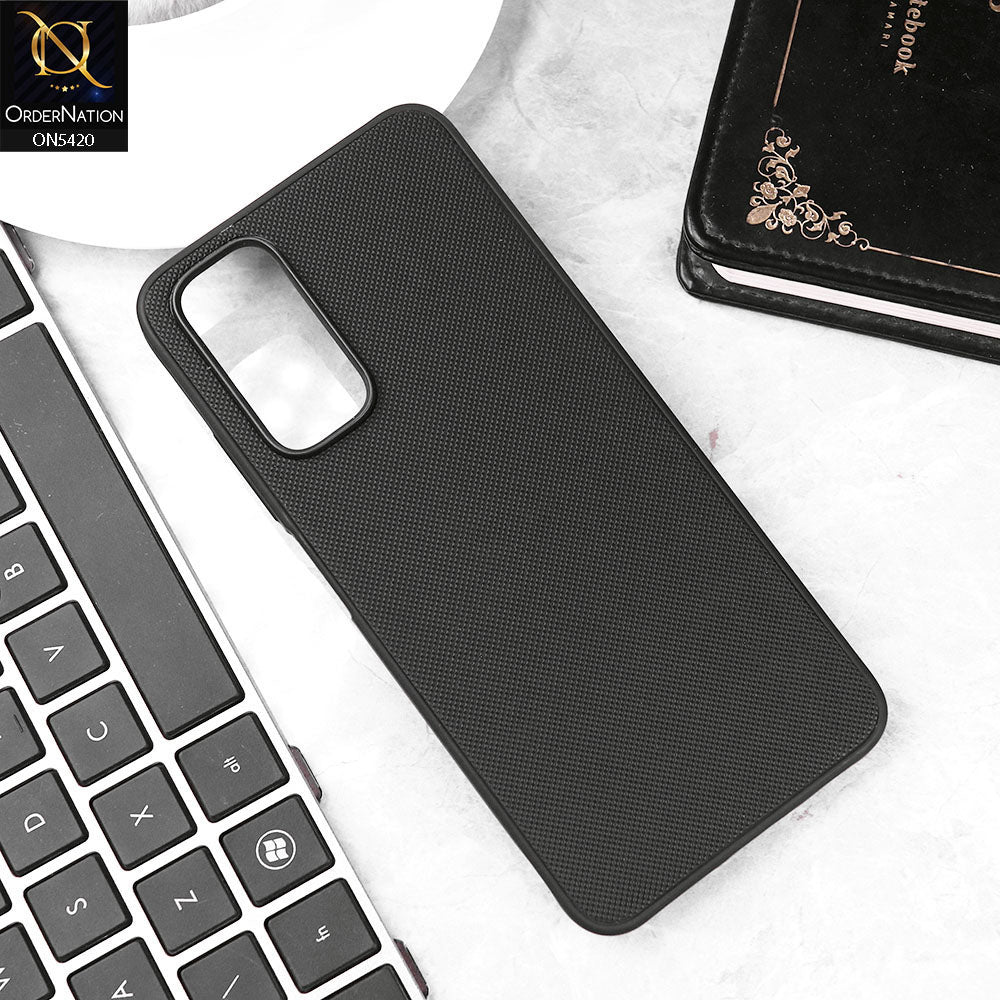 Xiaomi Redmi Note 11 4G Cover - Black - New Dotted Leather Texture Soft Borders Case