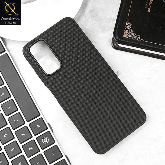 Xiaomi Redmi Note 11 4G Cover - Black - New Dotted Leather Texture Soft Borders Case