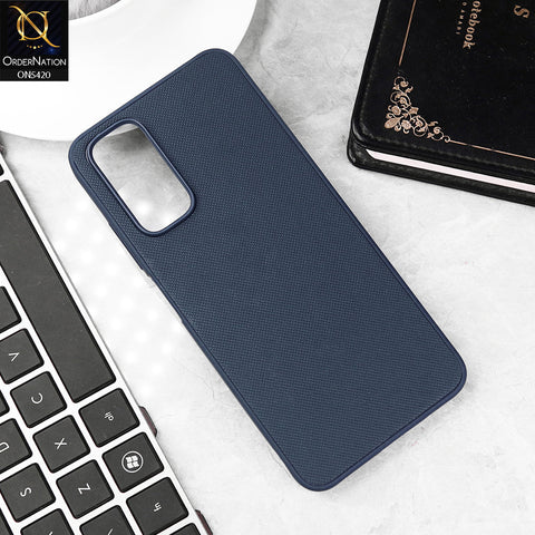 Xiaomi Redmi Note 11S Cover - Blue - New Dotted Leather Texture Soft Borders Case